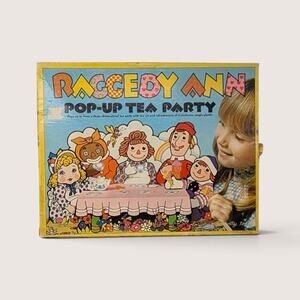1974 Raggedy Ann Pop-Up Tea Party Colorforms